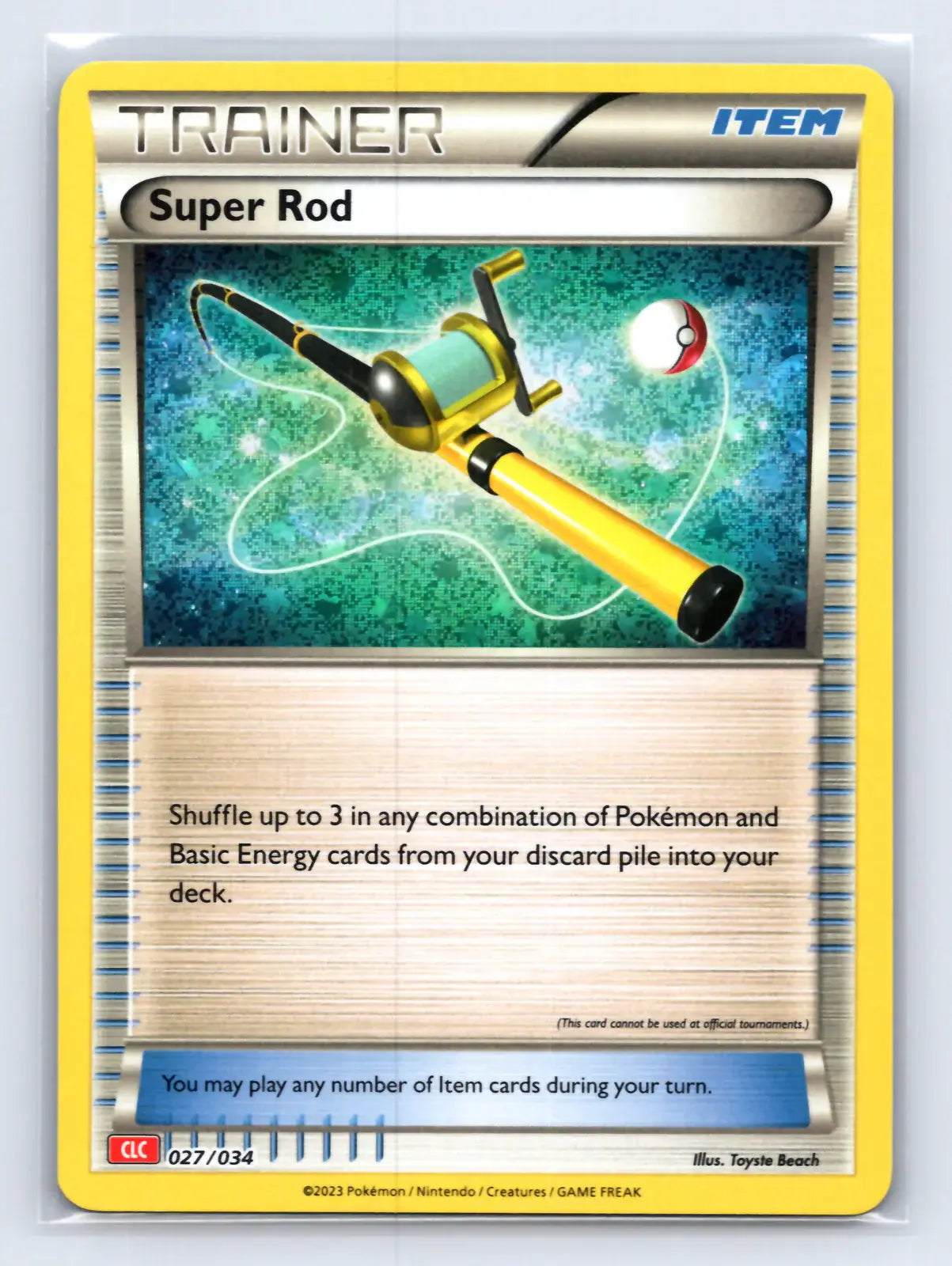 Super Rod 027/034 Classic Collection CLC Pokemon Near Mint - Mastercoins