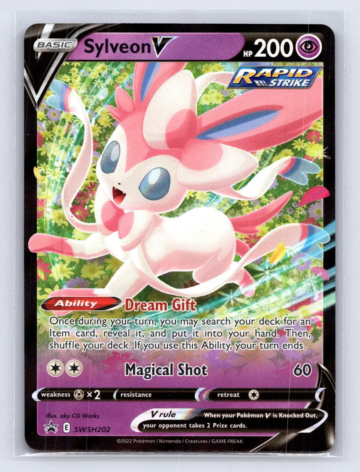 Sylveon V SWSH202 SWSH Black Star Pokemon NM - Mastercoins