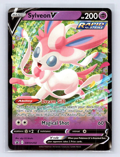Sylveon V SWSH202 SWSH Black Star Pokemon NM - Mastercoins