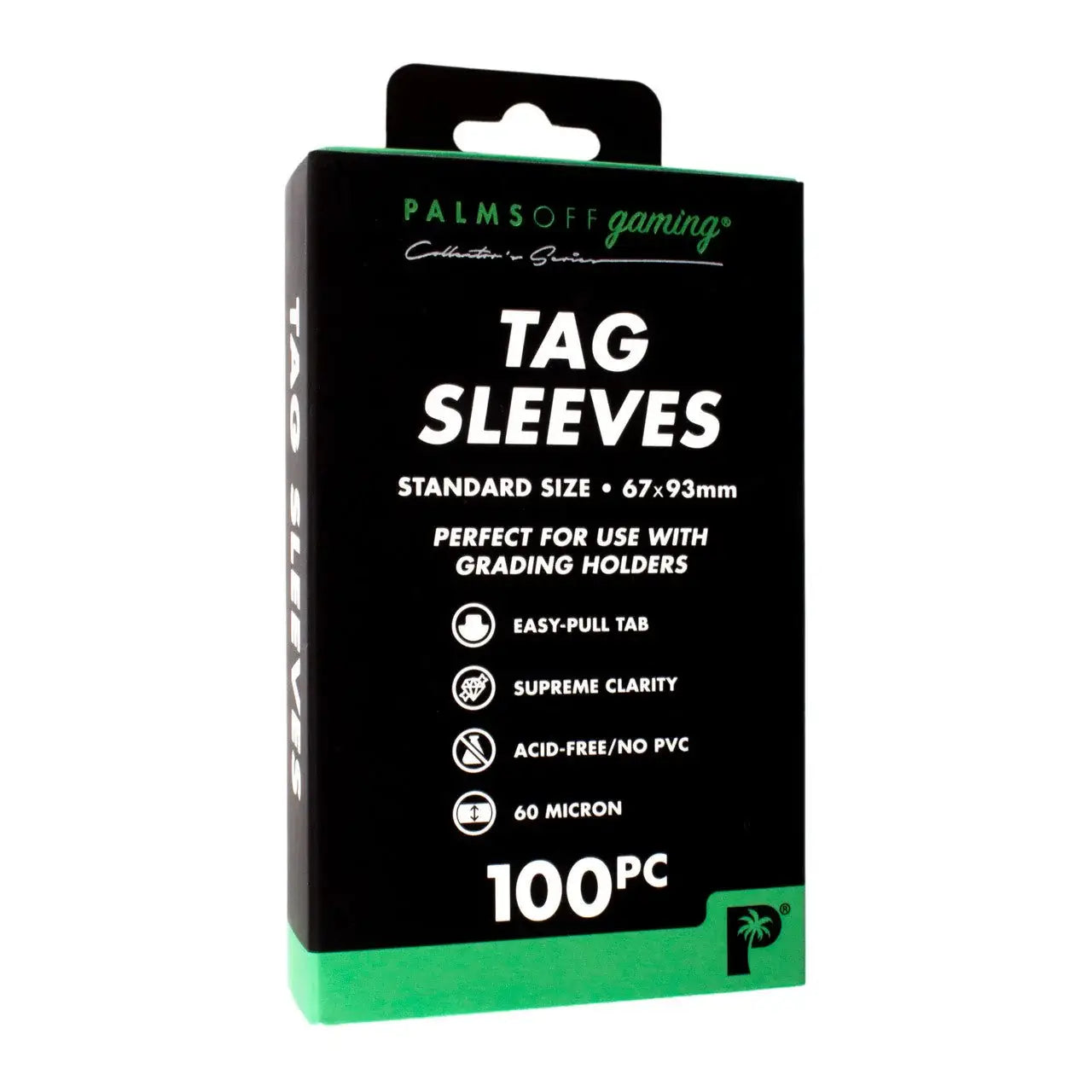 Tag Sleeves - 100pc Palms off Gaming Card Sleeves - Mastercoins