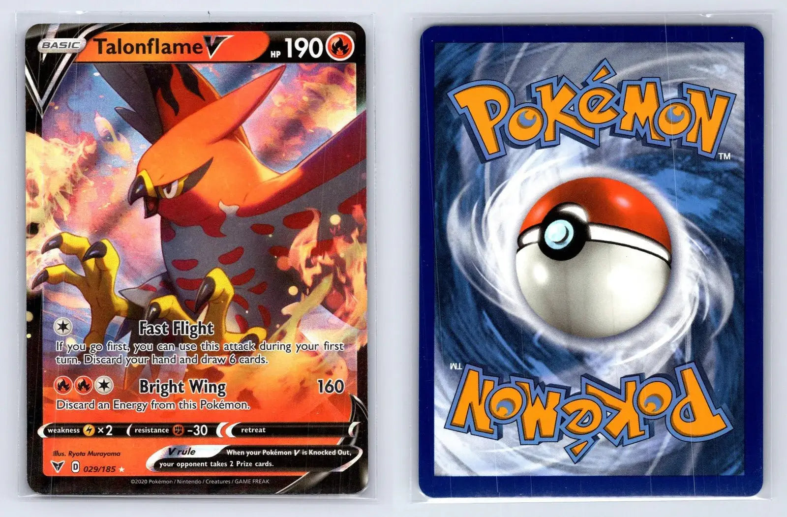 Talonflame V 029/185 Vivid Voltage Pokemon NM - Mastercoins
