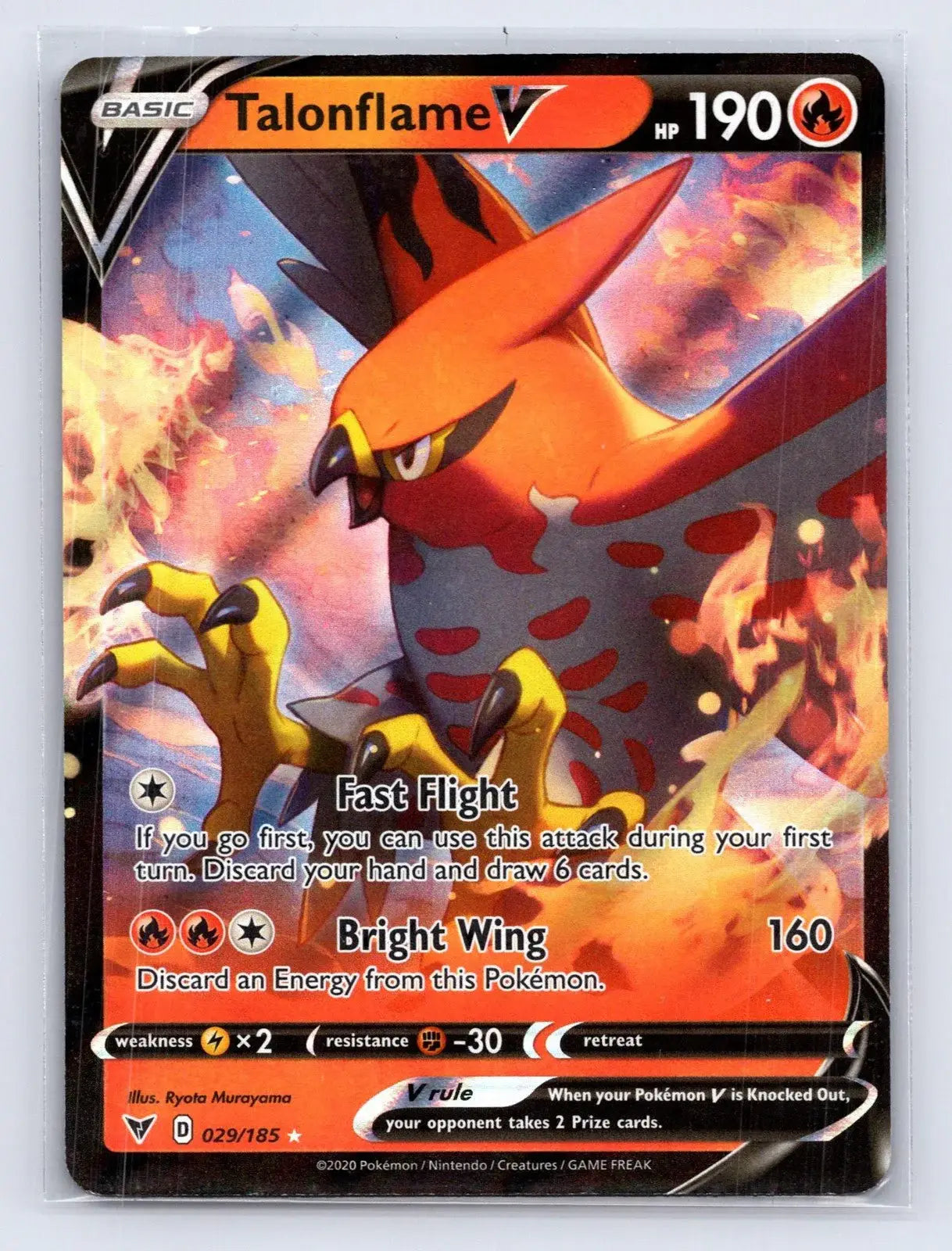 Talonflame V 029/185 Vivid Voltage Pokemon NM - Mastercoins