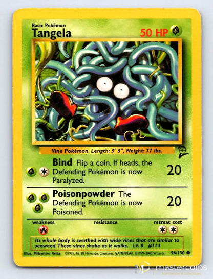 Tangela 96/130 Base Set 2 Pokemon MP - Mastercoins