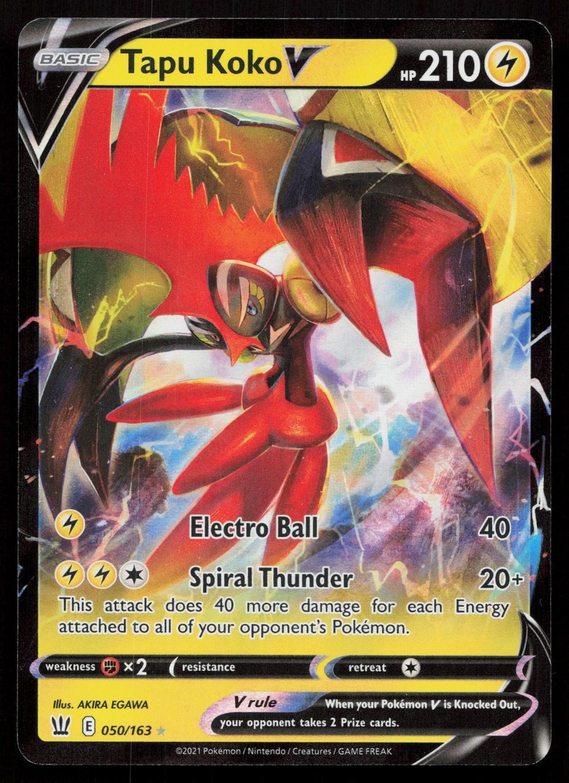 TAPU KOKO V 050/163 BATTLE STYLES NM - Mastercoins