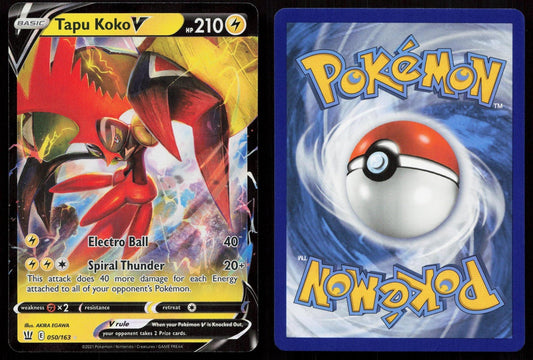 TAPU KOKO V 050/163 BATTLE STYLES NM - Mastercoins