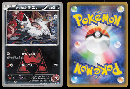 TEAM MAGMA'S POOCHYENA 017/034 DOUBLE CRISIS POKEMON JAPANESE LP - Mastercoins