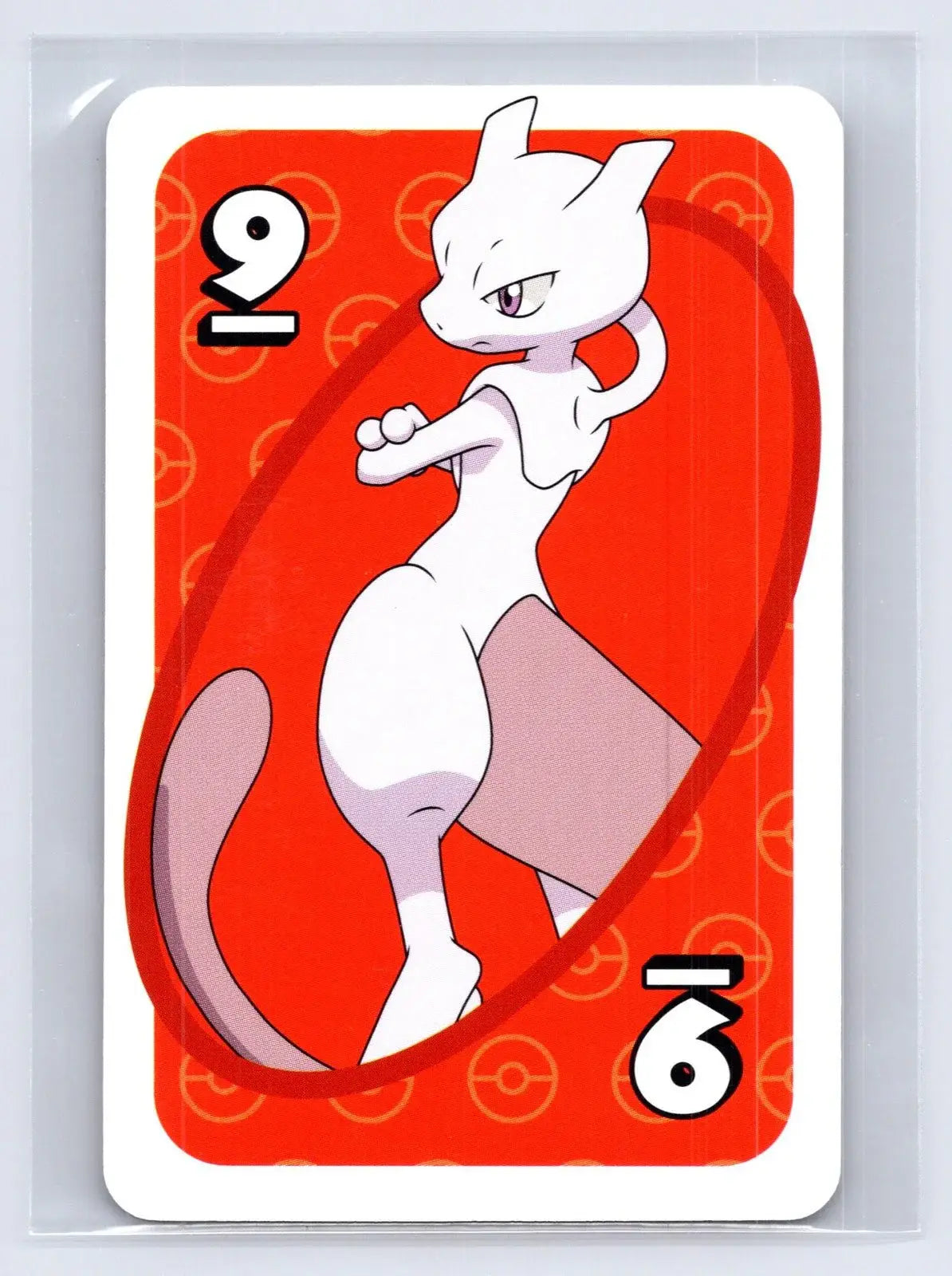 Team Rocket Mewtwo RED Pokémon UNO Japanese Card - Mastercoins