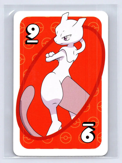 Team Rocket Mewtwo RED Pokémon UNO Japanese Card - Mastercoins