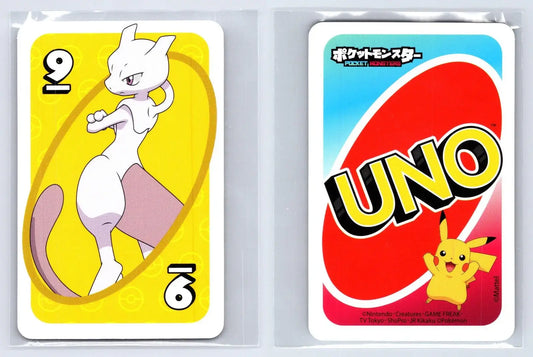 Team Rocket Mewtwo Yellow Pokémon UNO Japanese Card - Mastercoins