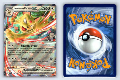 Team Rocket's Persian ex 150/182 Double Rare Destined Rivals Pokemon Near Mint - Mastercoins