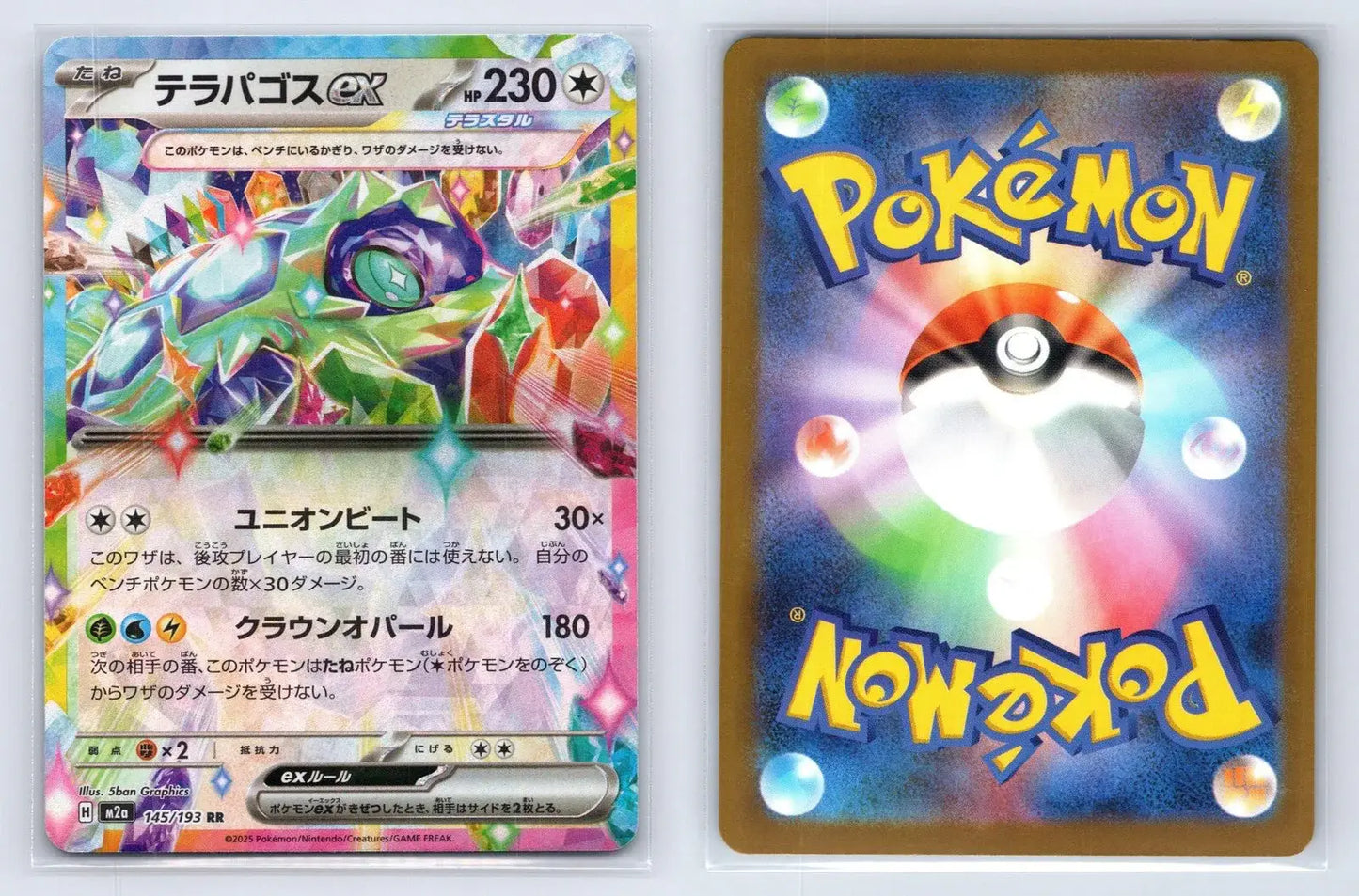 Terapagos ex 145/193 MEGA Dream ex Pokemon Japanese NM - Mastercoins