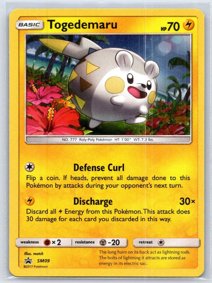 Togedemaru SM09 SM Black Star Promos Pokemon NM - Mastercoins