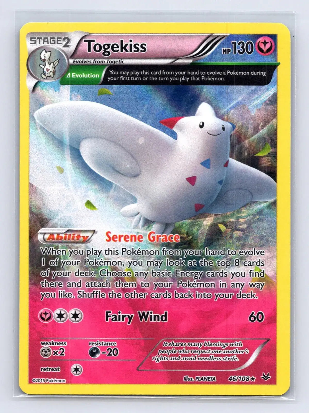 Togekiss 46/108 Roaring Skies Pokemon NM - Mastercoins