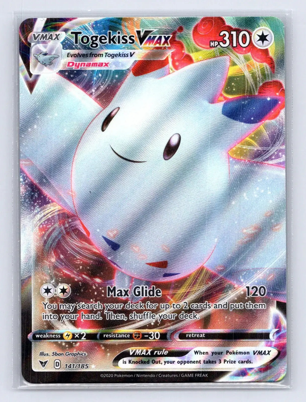 Togekiss VMAX 141/185 Vivid Voltage Pokemon NM - Mastercoins