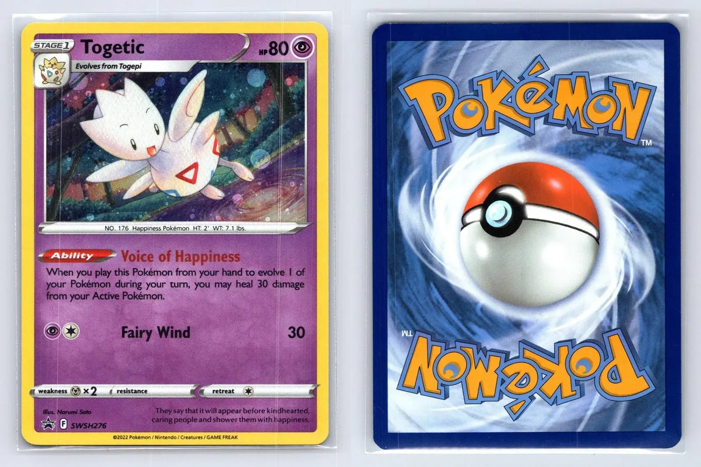 Togetic SWSH276 SWSH Black Star Pokemon NM - Mastercoins
