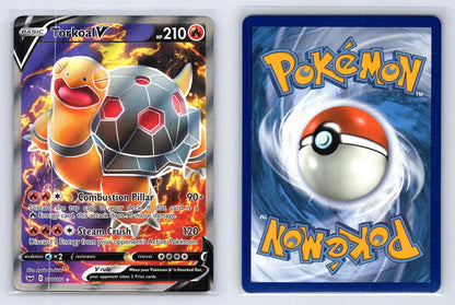 Torkoal V 188/202 Sword & Shield Pokemon NM - Mastercoins