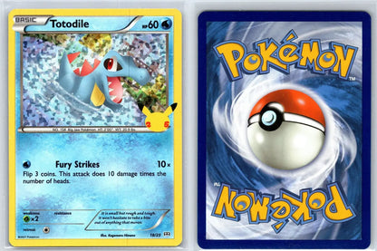 Totodile 18/25 McDonald's Collection 2021 Pokemon NM
