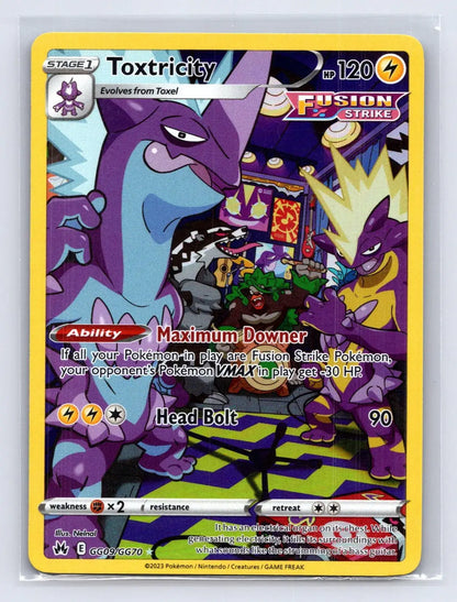 Toxtricity GG09/GG70 Crown Zenith Galarian Gallery Pokemon NM - Mastercoins