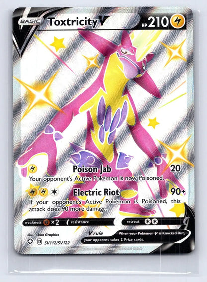 Toxtricity V SV112/SV122 Shining Fates Shiny Vault Pokemon NM - Mastercoins