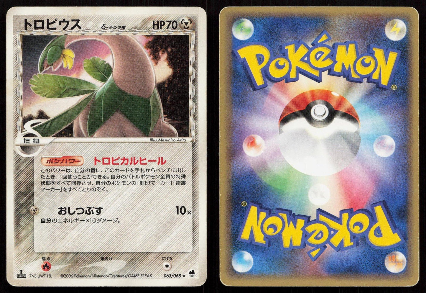 Tropius 063/068 Dragon Frontiers Japanese - Mastercoins