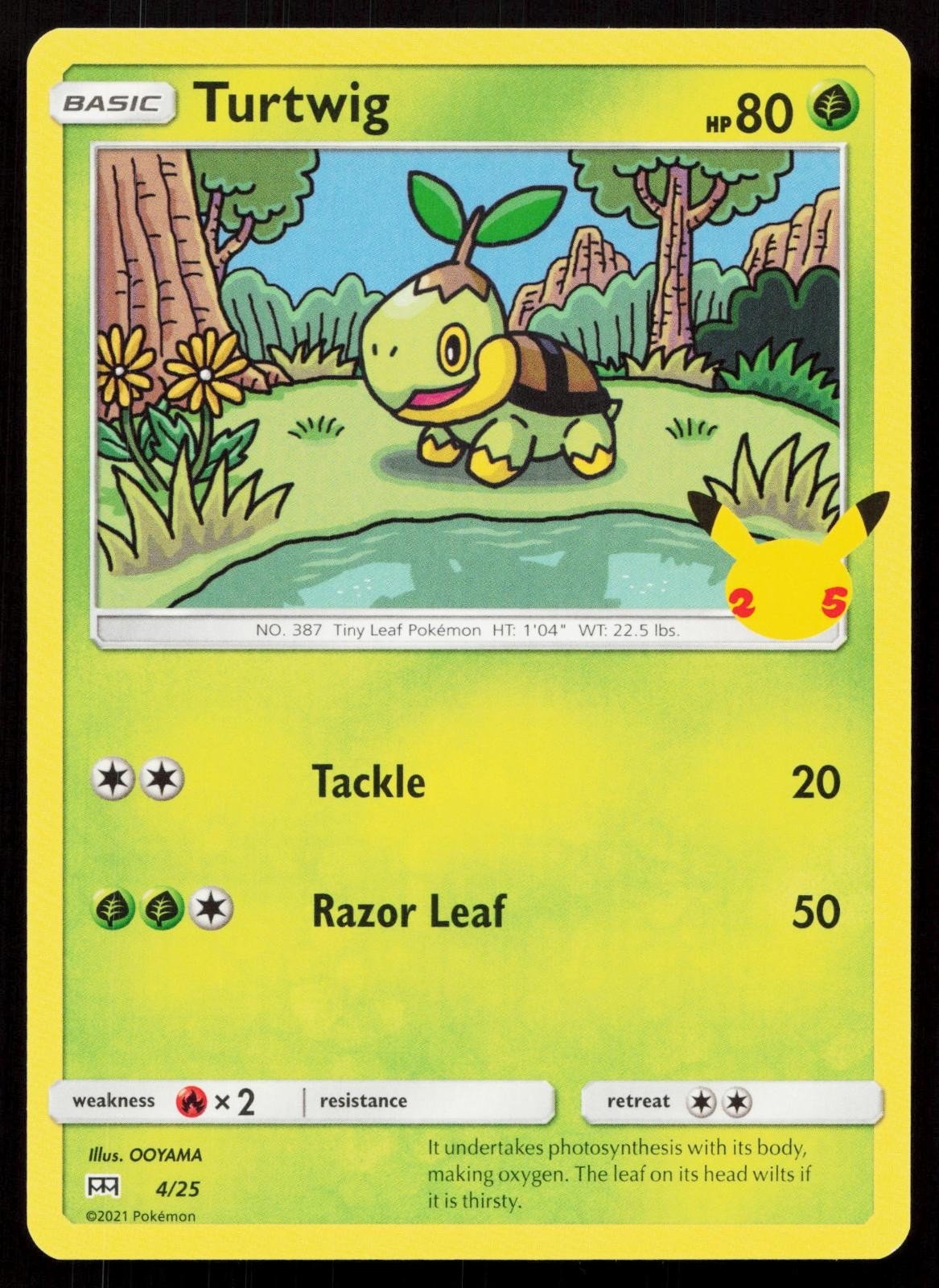 TURTWIG 004/025 MCDONALD'S 25TH ANNIVERSARY PROMOS NM - Mastercoins