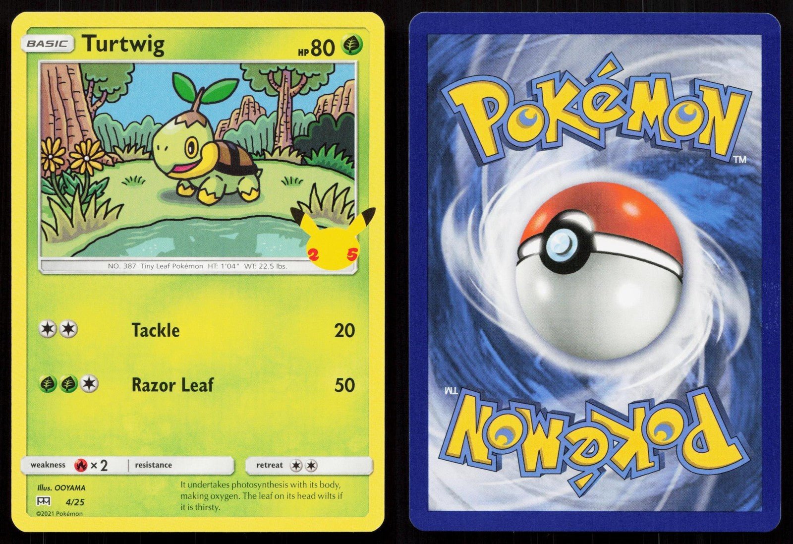 TURTWIG 004/025 MCDONALD'S 25TH ANNIVERSARY PROMOS NM - Mastercoins