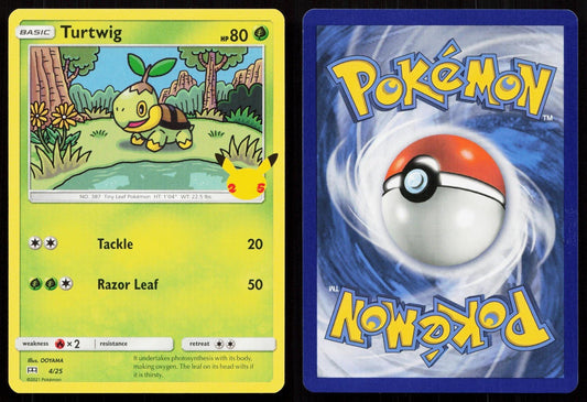 TURTWIG 004/025 MCDONALD'S 25TH ANNIVERSARY PROMOS NM - Mastercoins