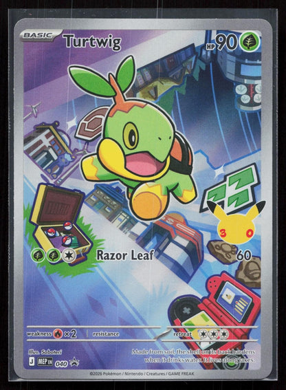 TURTWIG 040 ME: MEGA EVOLUTION PROMO NM - Mastercoins