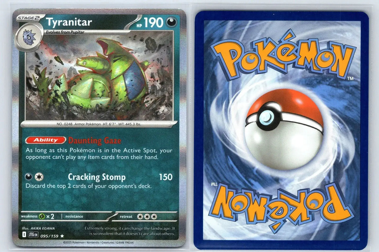 Tyranitar 095/159 Journey Together Pokemon NM - Mastercoins