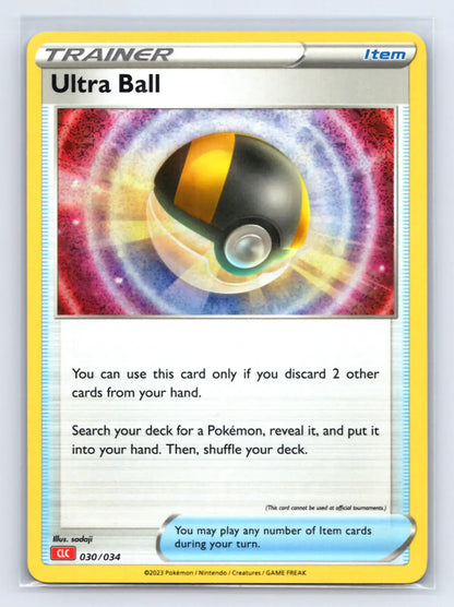 Ultra Ball 030/034 Classic Collection CLC Pokemon Near Mint - Mastercoins