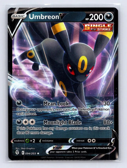 Umbreon V 094/203 Evolving Skies Pokemon NM - Mastercoins