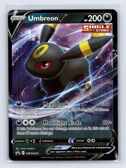 Umbreon V SWSH203 SWSH Black Star Pokemon NM - Mastercoins