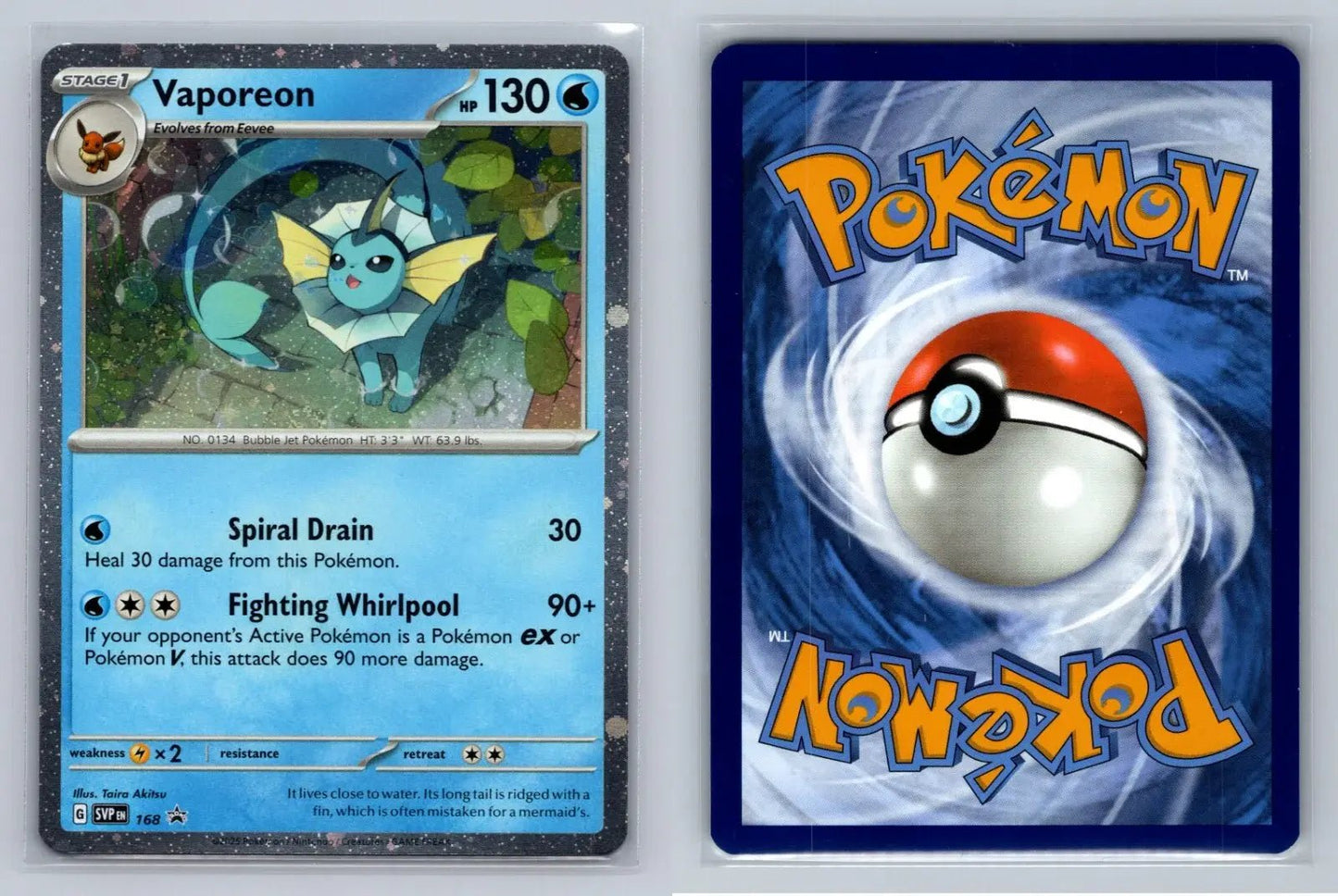 Vaporeon SVP168 Promo Prismatic Evolutions - Mastercoins
