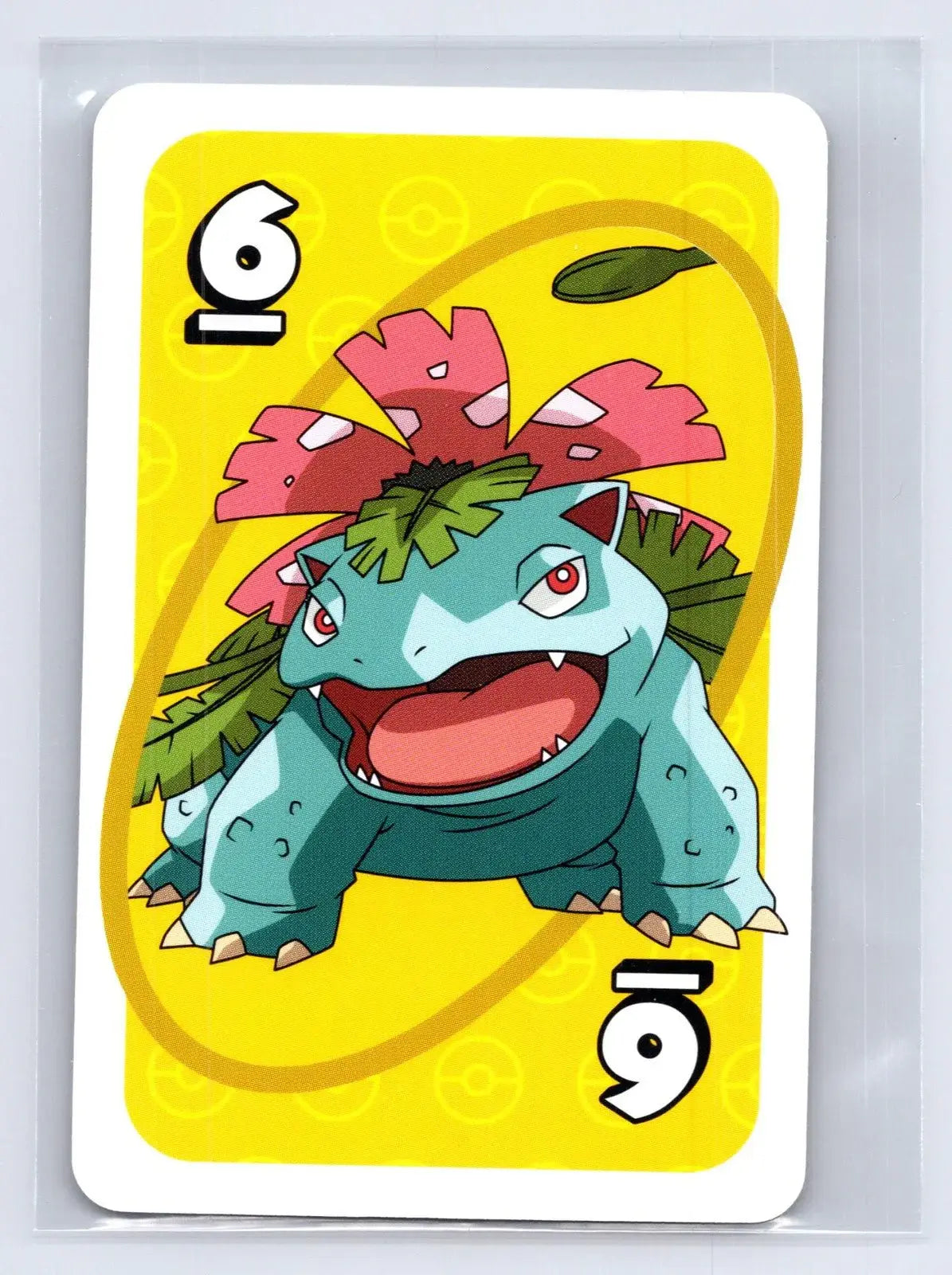 Venusaur YELLOW Pokémon UNO Japanese Card - Mastercoins