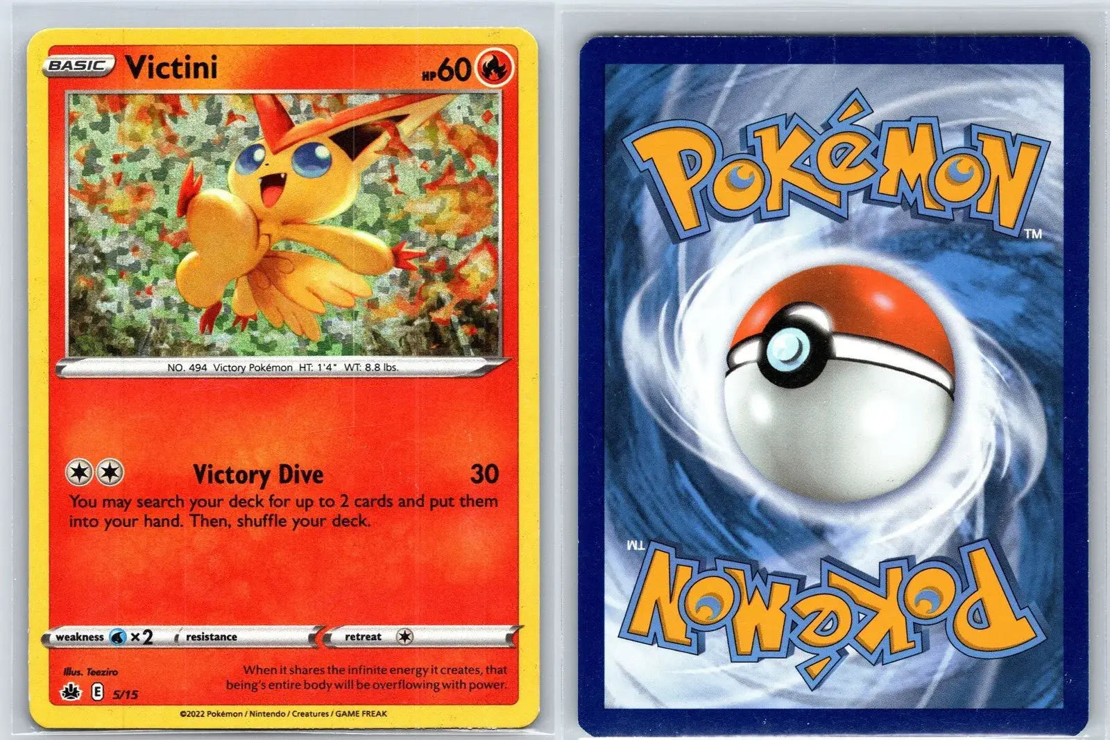 Victini 5/15 McDonald's Collection 2022 Pokemon NM