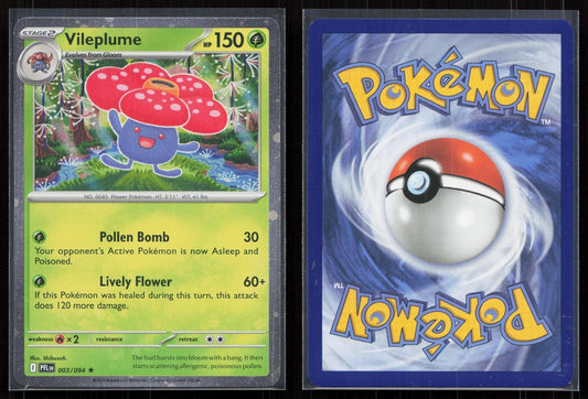 VILEPLUME 003/094 PHANTASMAL FLAMES NM - Mastercoins