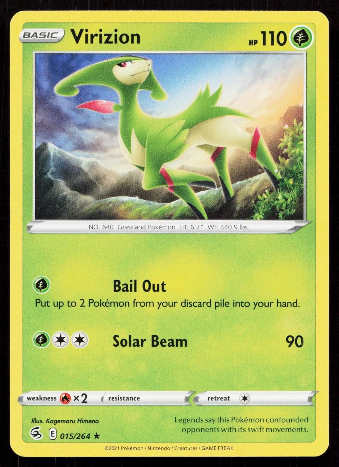 VIRIZION 015/264 FUSION STRIKE NM - Mastercoins