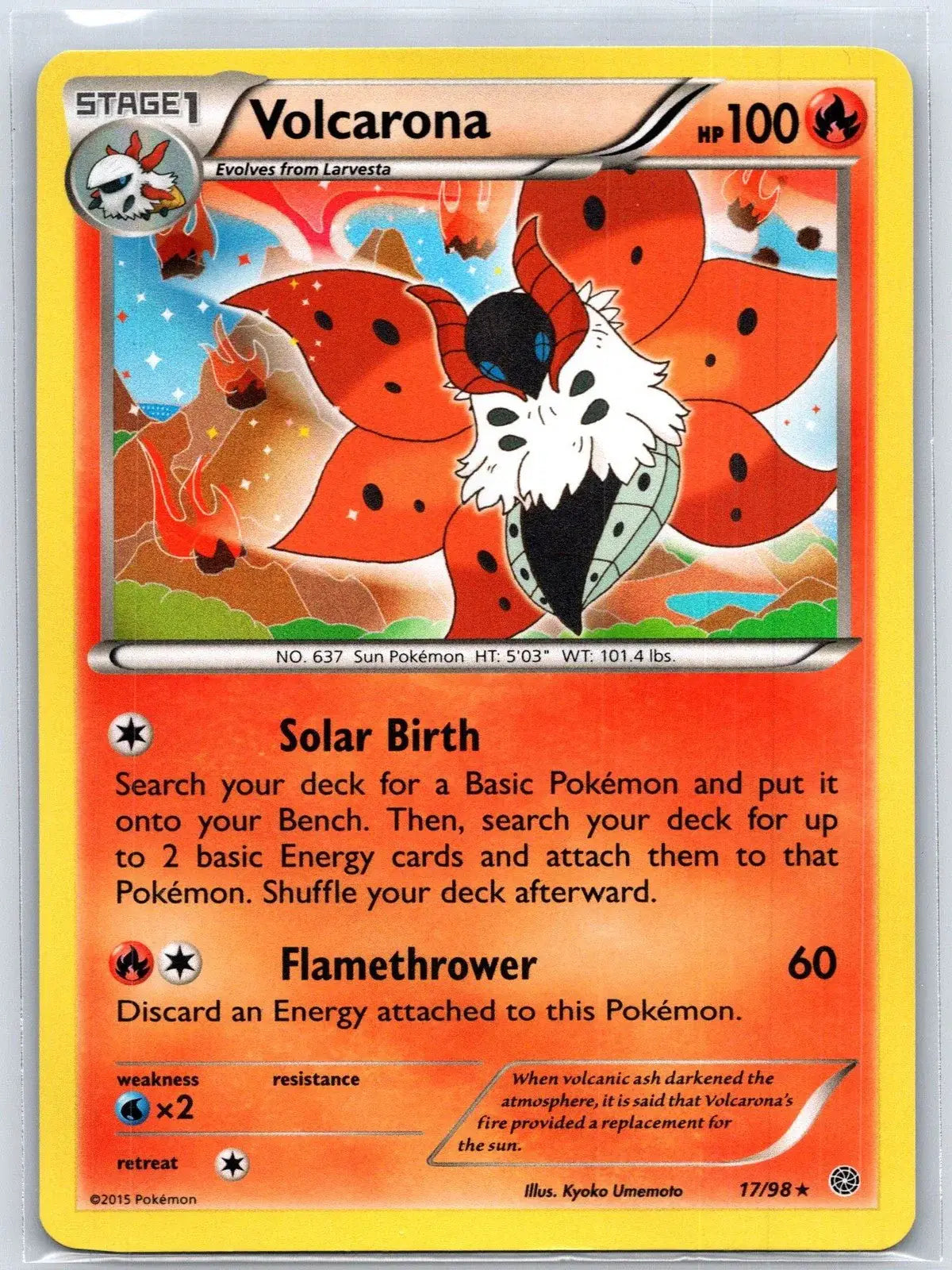 Volcarona 17/98 Ancient Origins Pokemon NM - Mastercoins