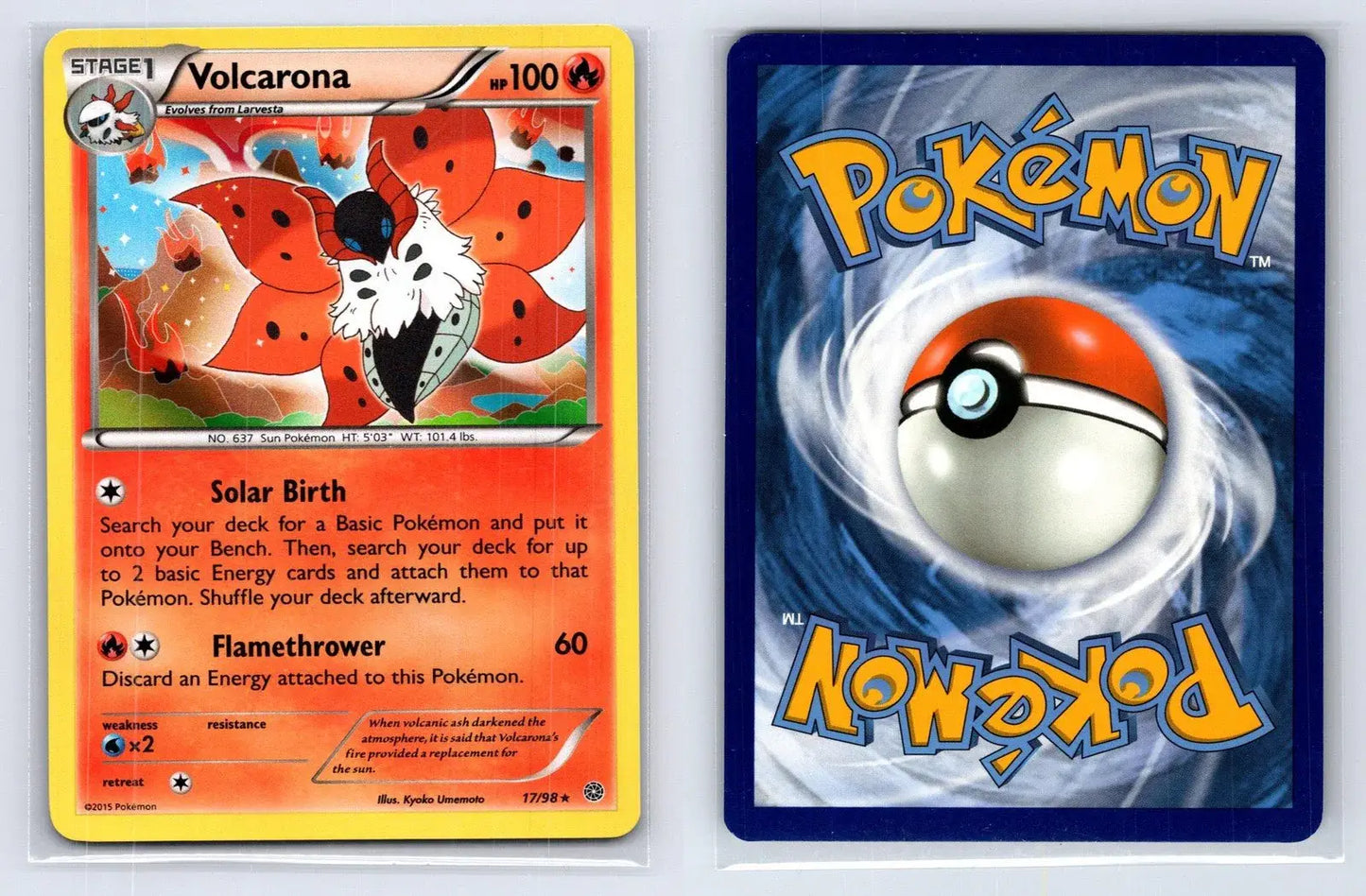 Volcarona 17/98 Ancient Origins Pokemon NM - Mastercoins