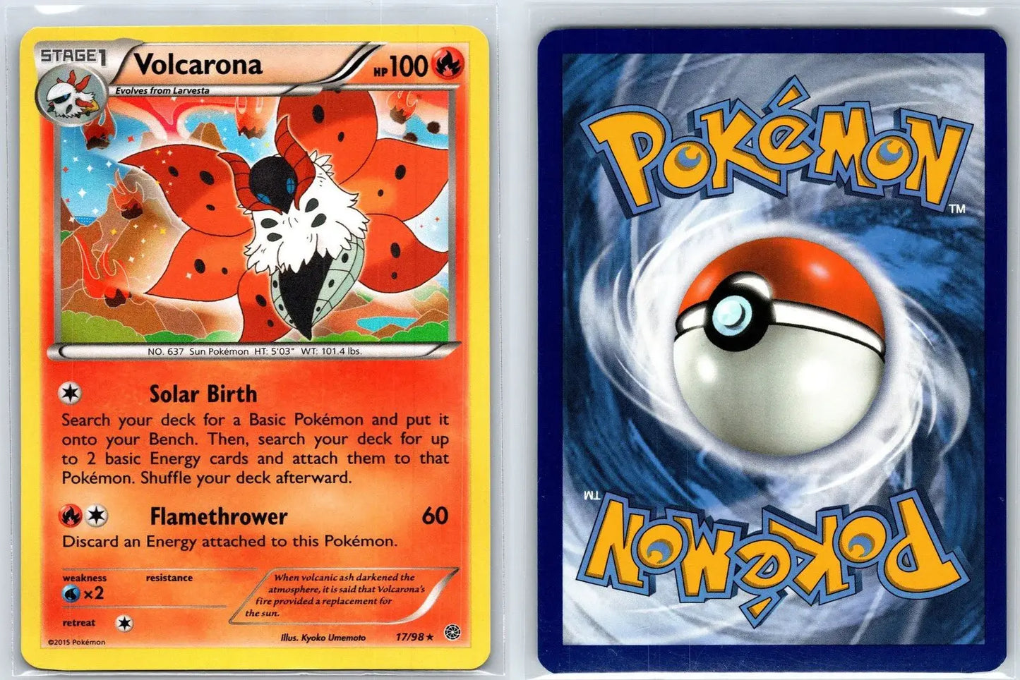 Volcarona 17/98 Ancient Origins Pokemon NM - Mastercoins
