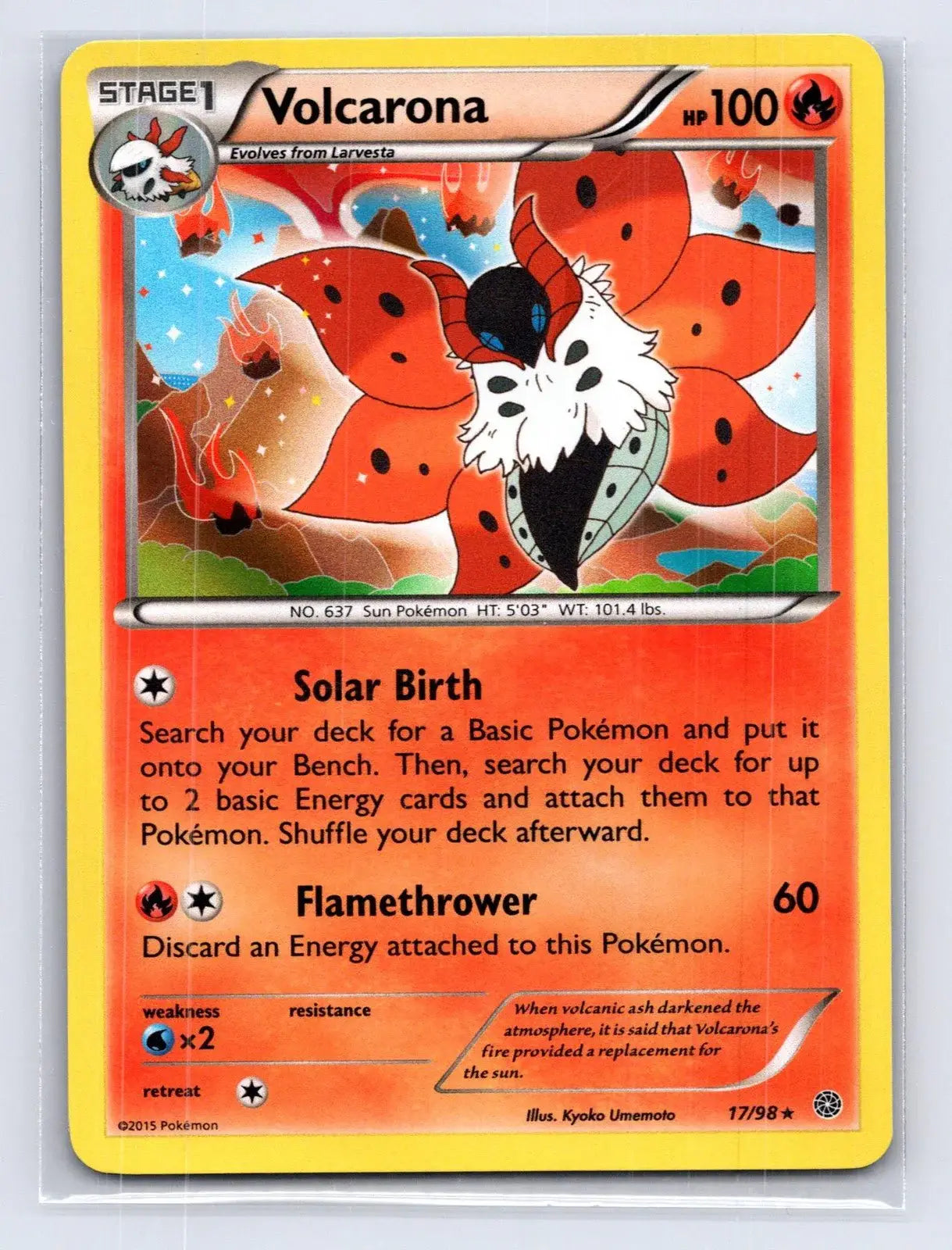 Volcarona 17/98 Ancient Origins Pokemon NM - Mastercoins