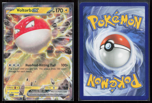 VOLTORB EX 058/217 ASCENDED HEROES NM - Mastercoins