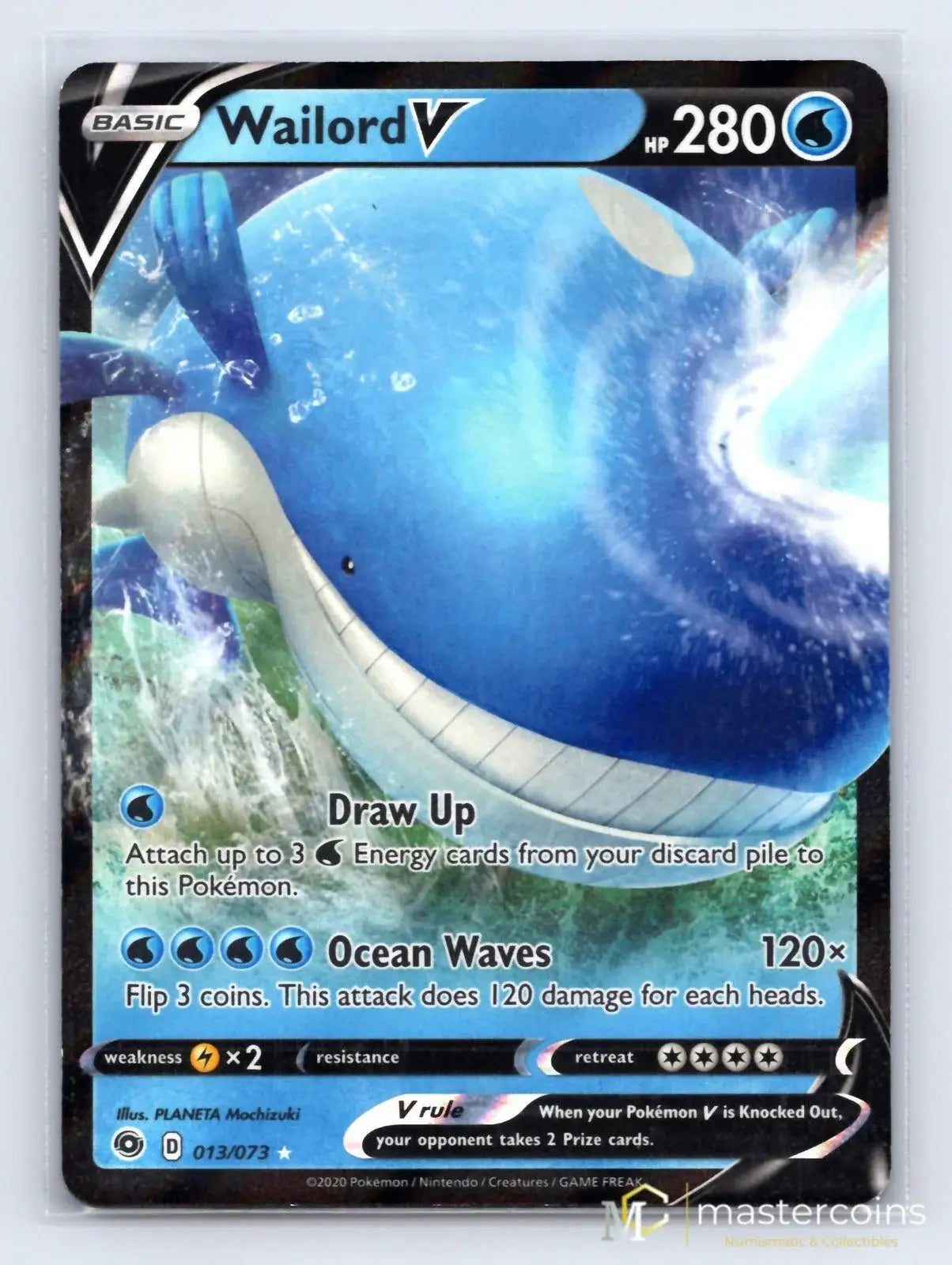 Wailord V 013/073 Champion's Path Pokemon NM - Mastercoins