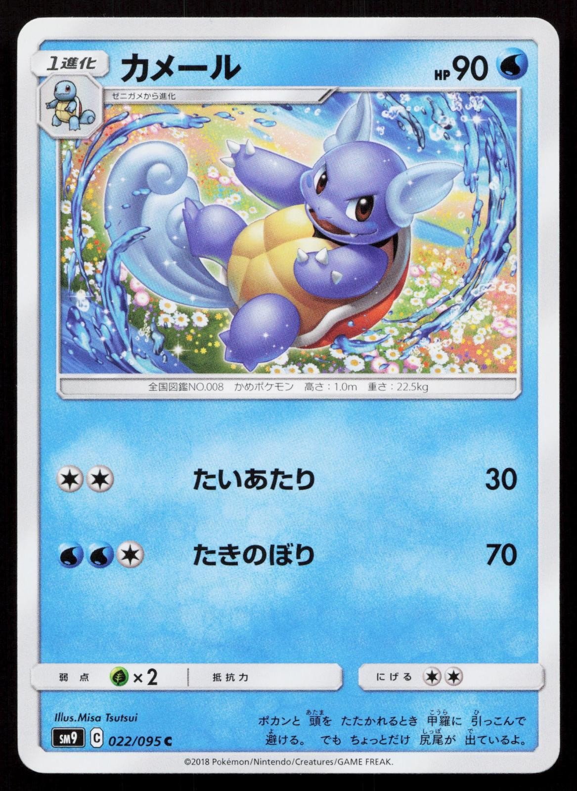 Wartortle 022/095 Tag Bolt Japanese - Mastercoins