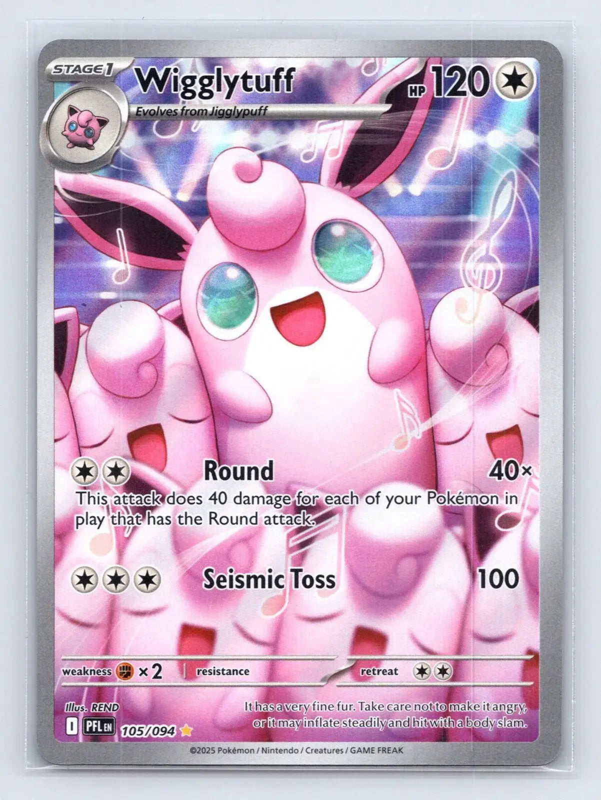 Wigglytuff 105/094 Phantasmal Flames Pokemon NM - Mastercoins