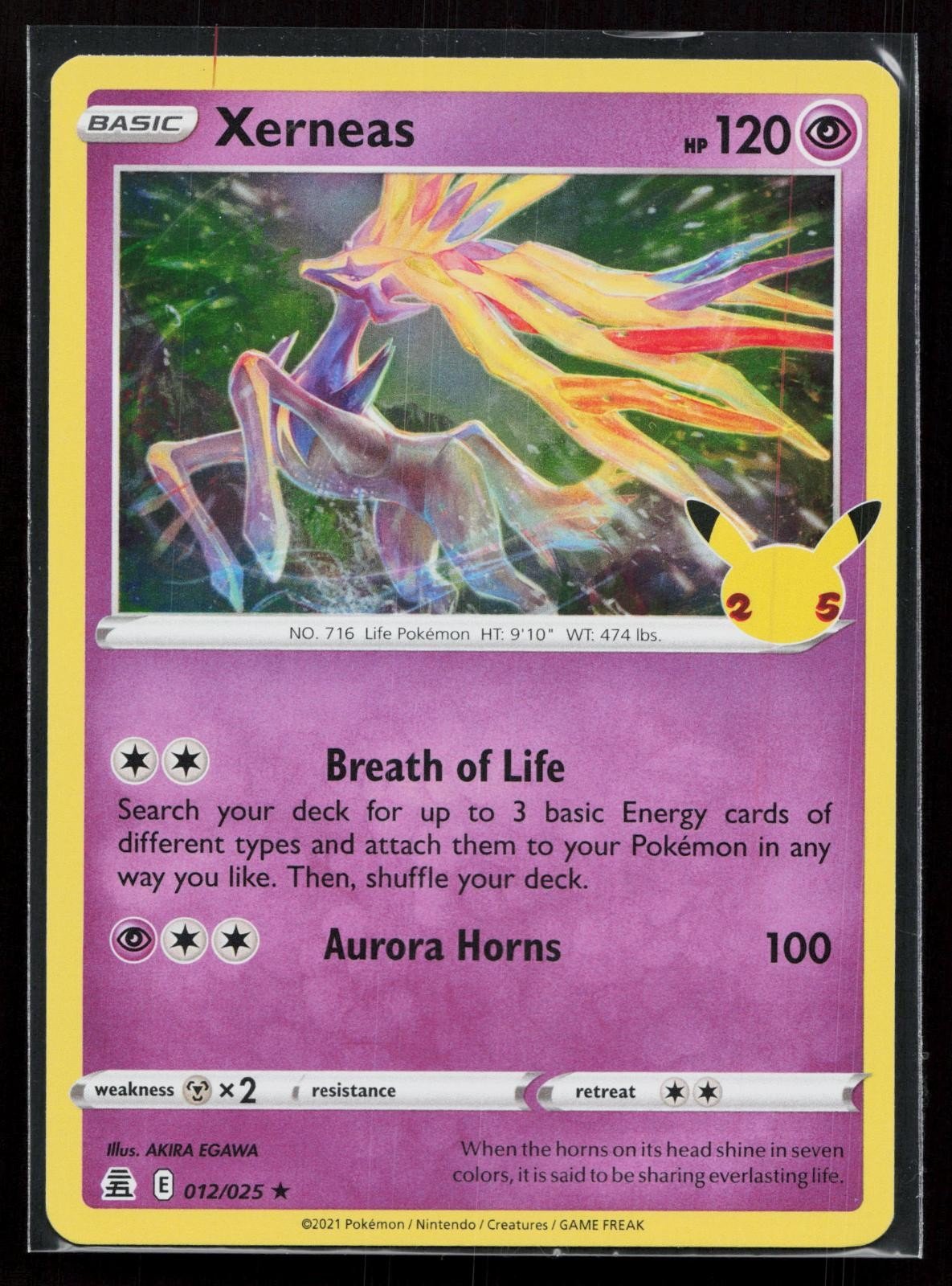 XERNEAS 012/025 CELEBRATIONS NM - Mastercoins