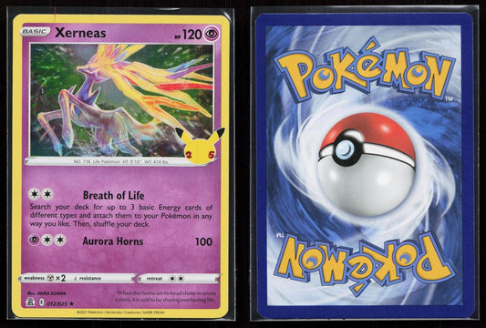 XERNEAS 012/025 CELEBRATIONS NM - Mastercoins