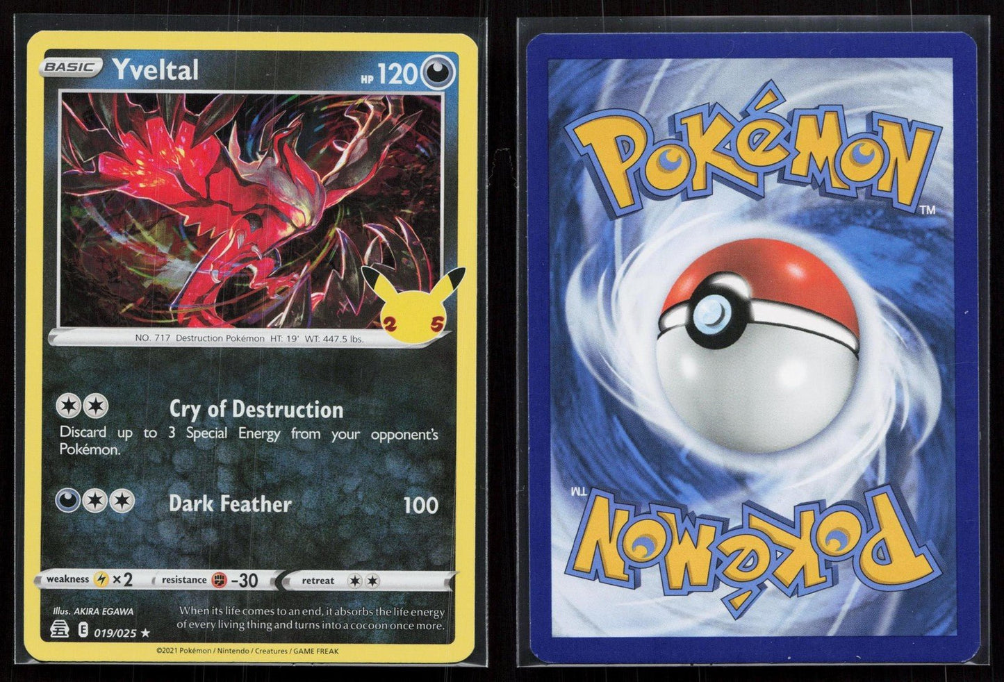 YVELTAL 019/025 CELEBRATIONS NM - Mastercoins