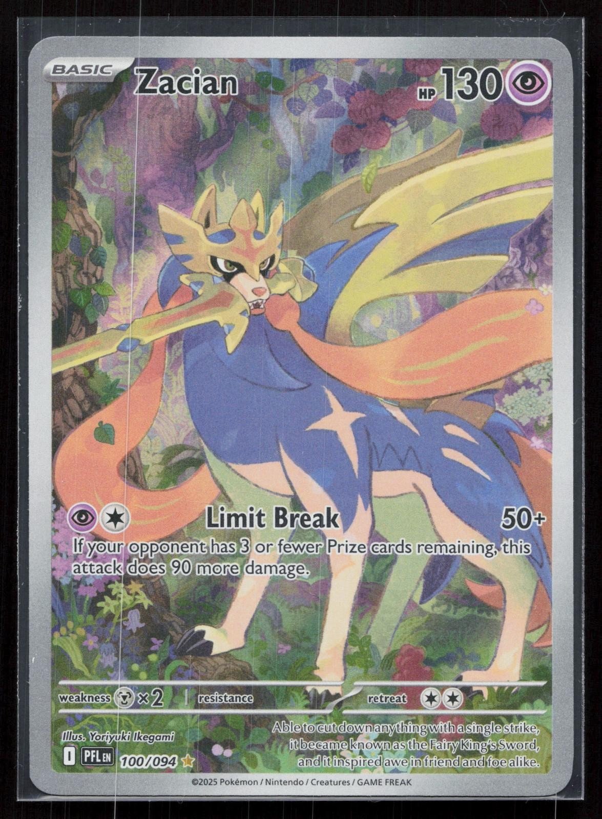 ZACIAN 100/094 PHANTASMAL FLAMES NM - Mastercoins
