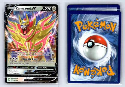 Zamazenta V 098/159 Crown Zenith Pokemon NM - Mastercoins